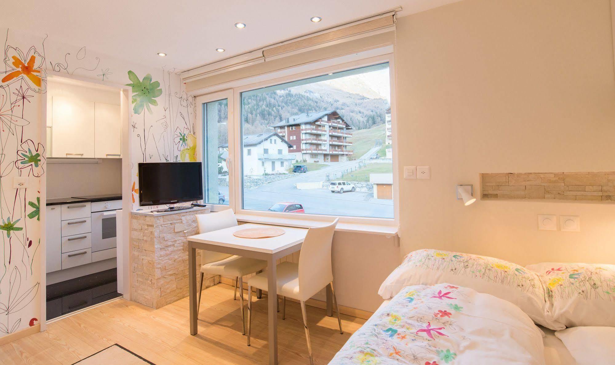 Haus Cristal Appartamento Leukerbad Esterno foto